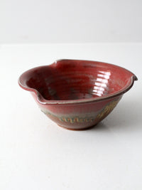 vintage studio pottery bowl