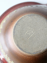 vintage studio pottery bowl