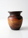 mid century Royal Haeger Earthen Wrap pottery vase