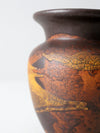 mid century Royal Haeger Earthen Wrap pottery vase