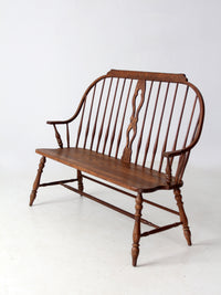 vintage Temple Stuart “Scout Collection” bow-back windsor bench