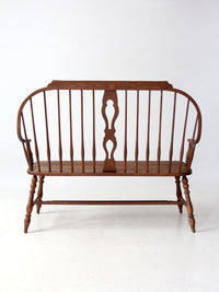 vintage Temple Stuart “Scout Collection” bow-back windsor bench