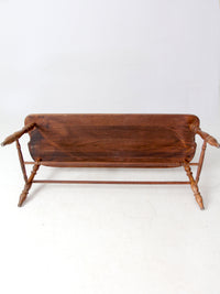 vintage Temple Stuart “Scout Collection” bow-back windsor bench