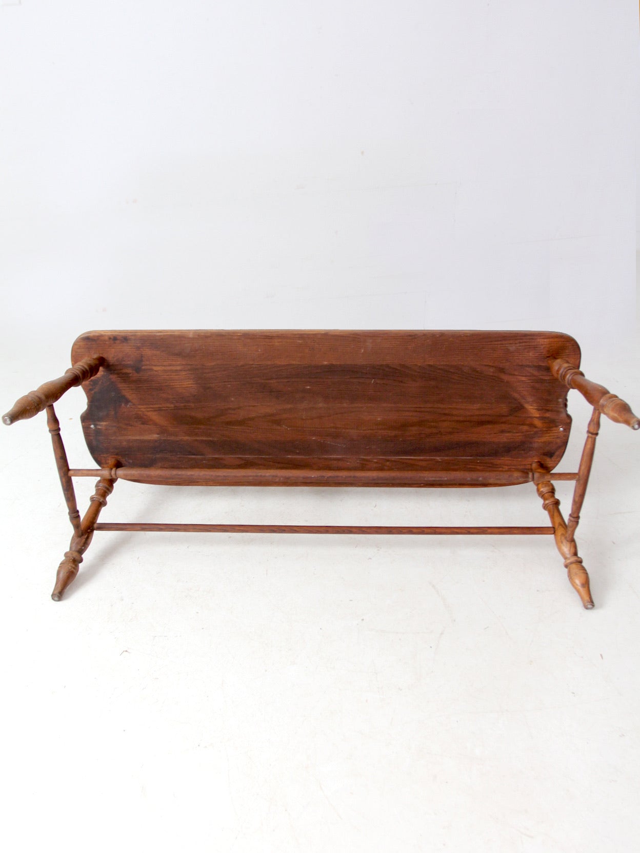 vintage Temple Stuart “Scout Collection” bow-back windsor bench