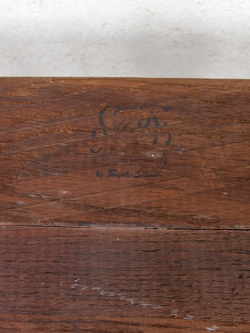 vintage Temple Stuart “Scout Collection” bow-back windsor bench