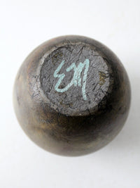 vintage studio pottery vase