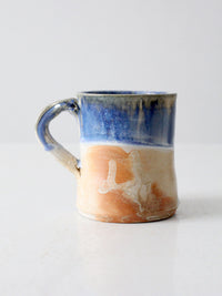 vintage studio pottery mug