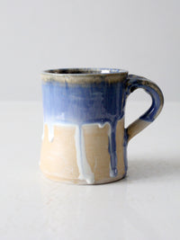 vintage studio pottery mug