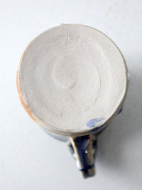 vintage studio pottery mug