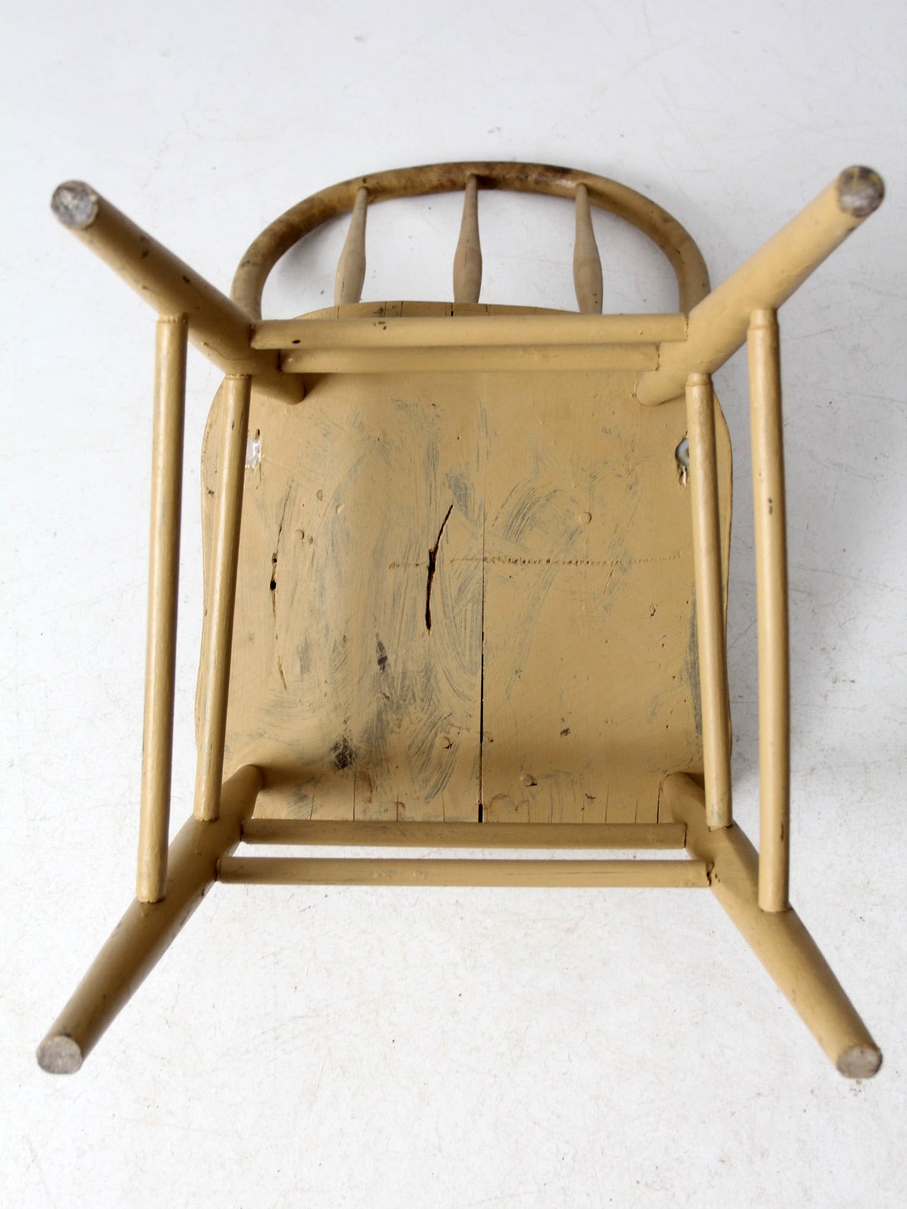 vintage painted Windsor farmhouse chair