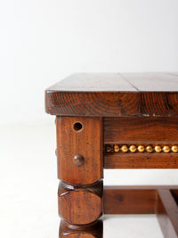 vintage lodge style end table