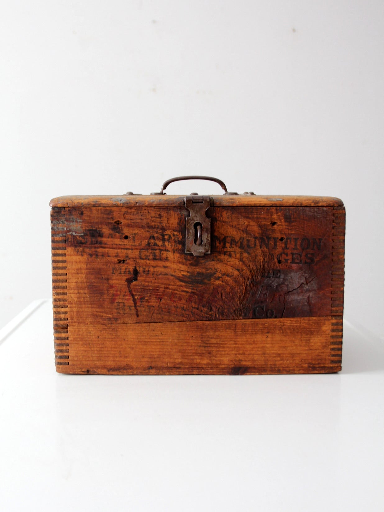 antique Winchester ammunition box