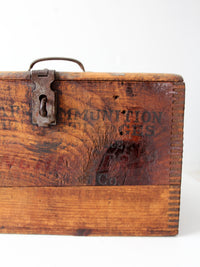 antique Winchester ammunition box