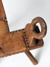 mid-century Spanish brutalist stool