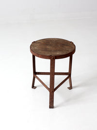 vintage industrial stool