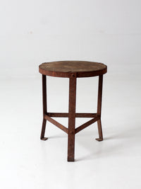 vintage industrial stool