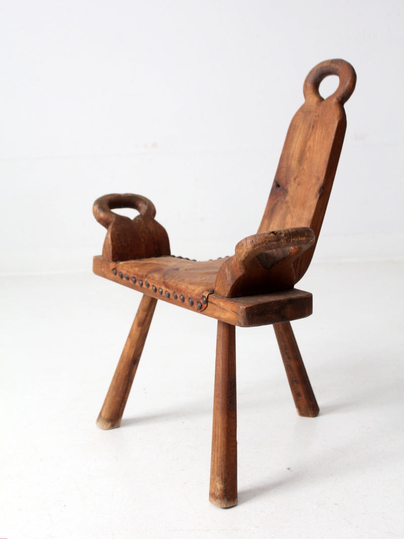 mid-century Spanish brutalist stool