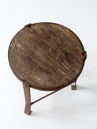 vintage industrial stool