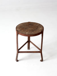 vintage industrial stool