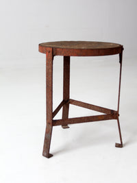 vintage industrial stool
