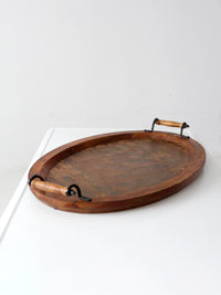 vintage rustic wood tray