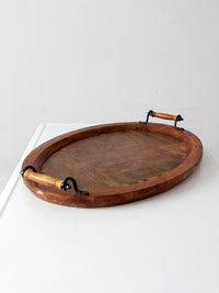 vintage rustic wood tray
