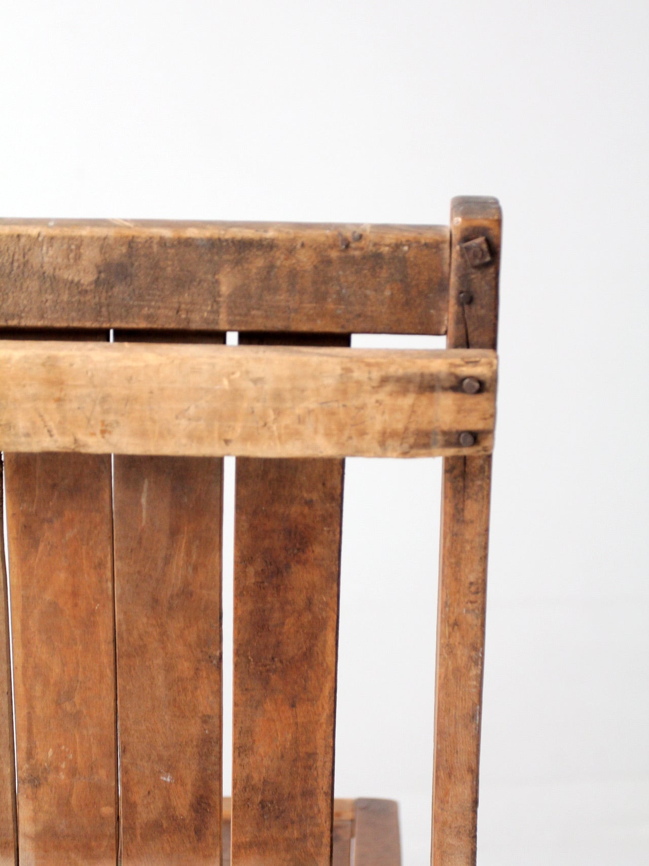 vintage wood folding chair