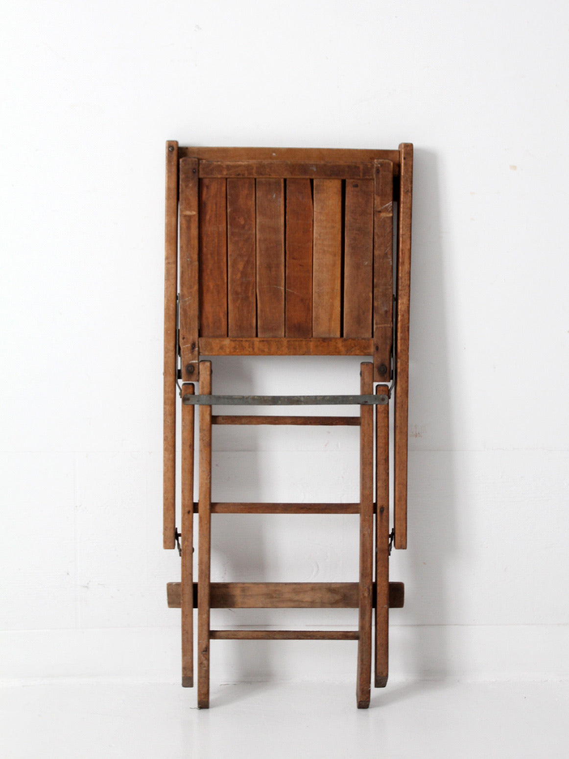 vintage wood folding chair
