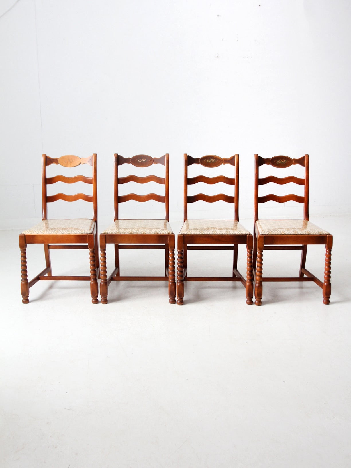 vintage Phoenix Chair Co dining chairs set of 4