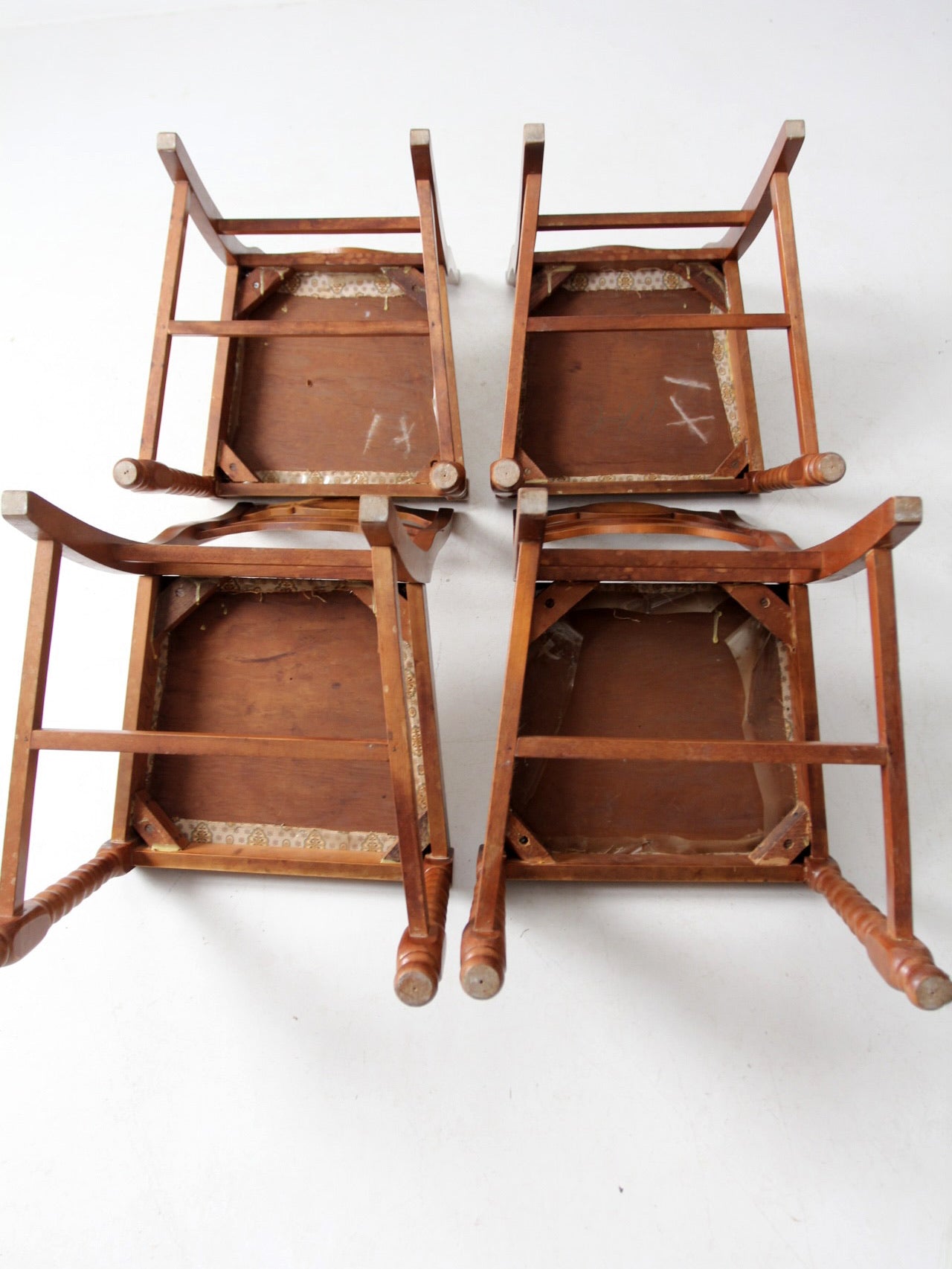vintage Phoenix Chair Co dining chairs set of 4