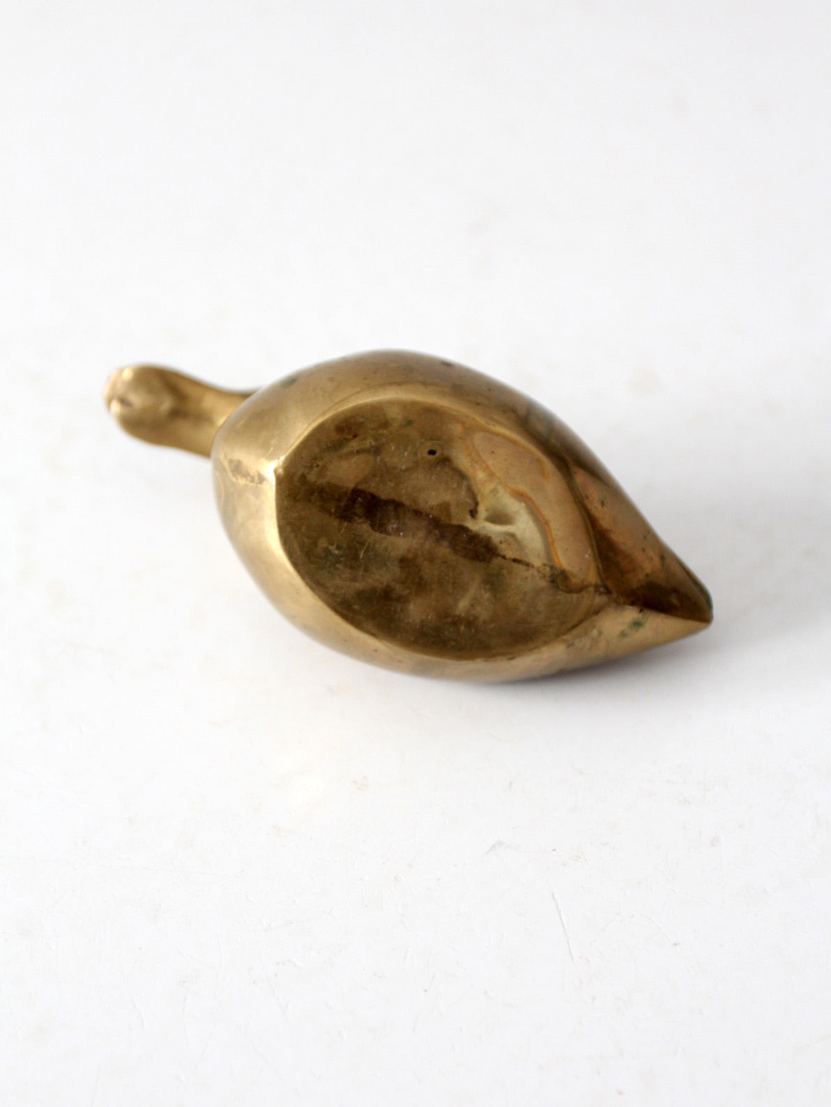 vintage brass duck figurine