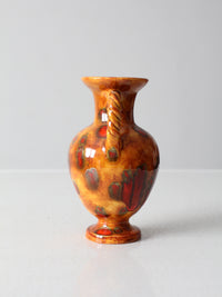 vintage drip glaze vase