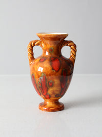 vintage drip glaze vase