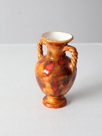 vintage drip glaze vase