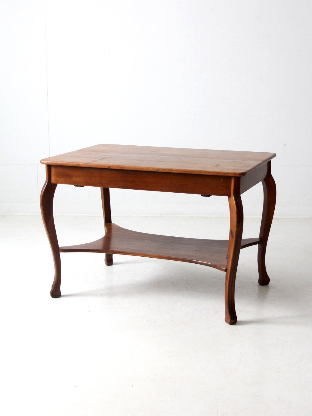 antique library table