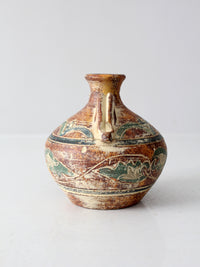 vintage two-handled vase