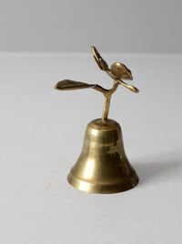 vintage brass butterfly bell
