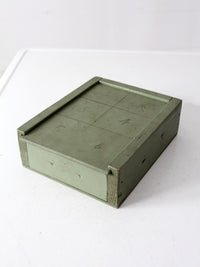 antique wooden number game