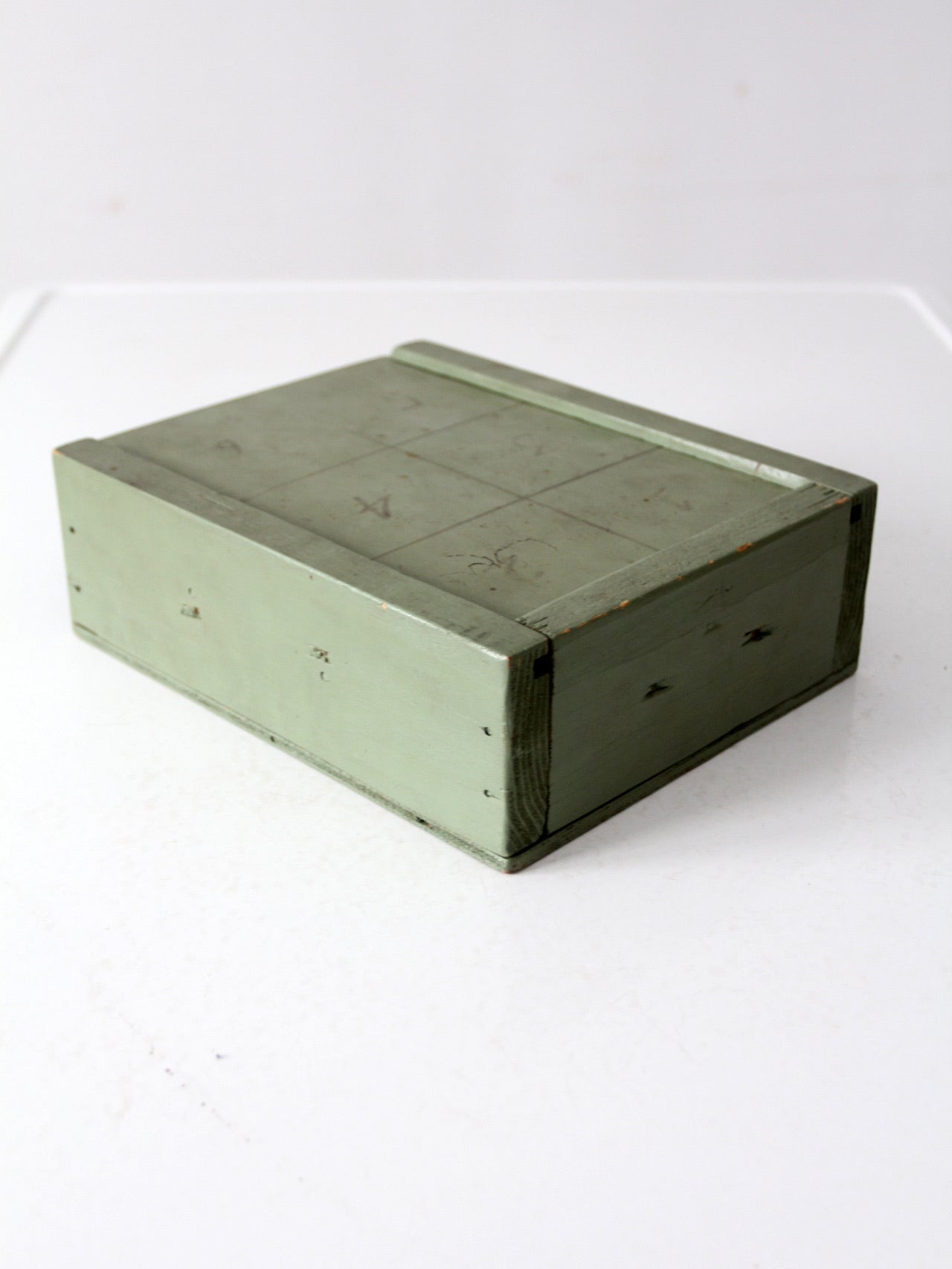 antique wooden number game