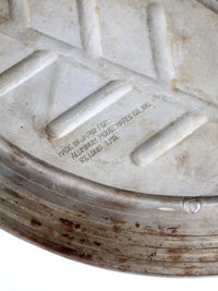 mid century sizzler plates set of 4