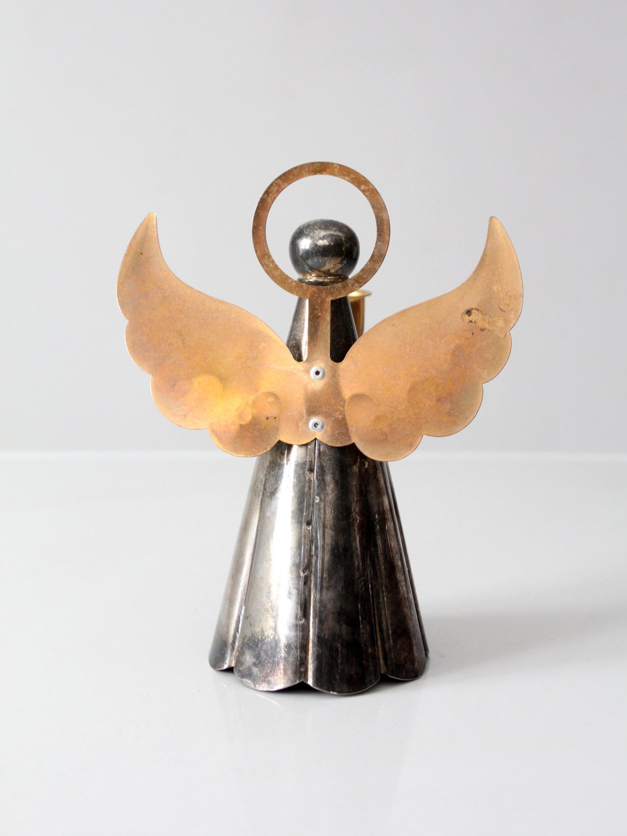 vintage angel candlestick holder