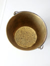 antique brass kettle