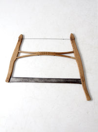 antique primitive buck saw