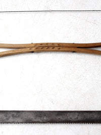 antique primitive buck saw