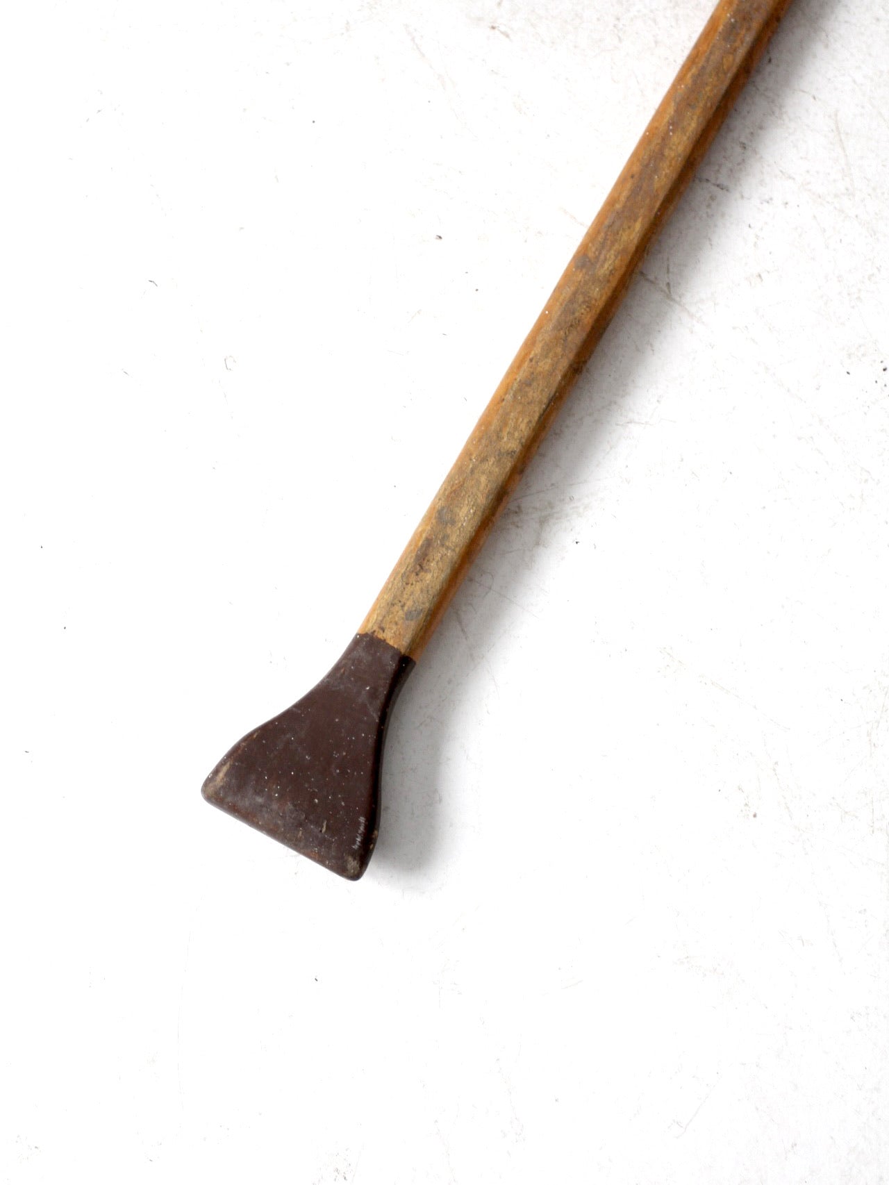 vintage wooden canoe paddle
