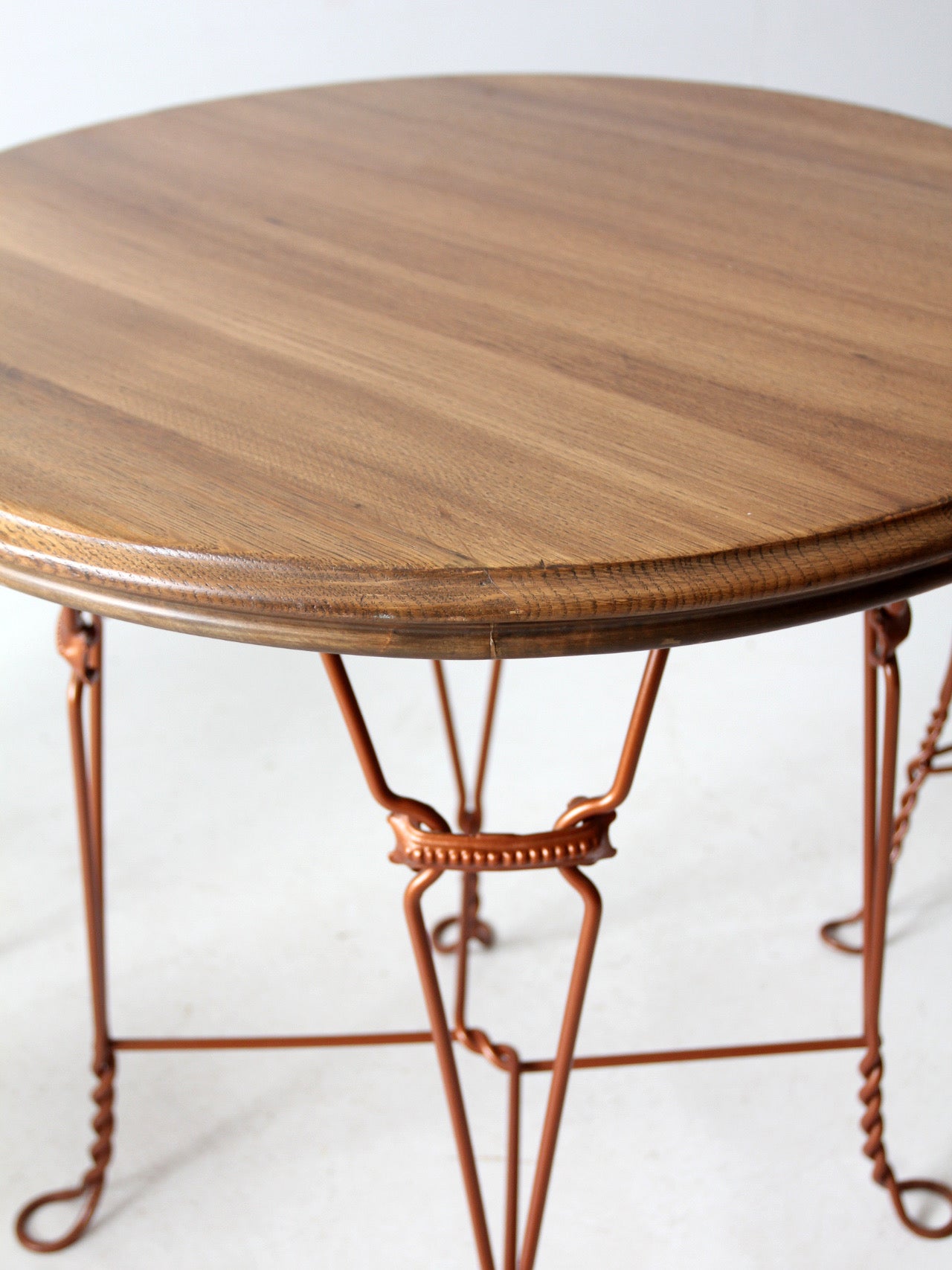 vintage ice cream parlor table and chairs