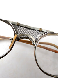 vintage 1940's Wilson goggles with case