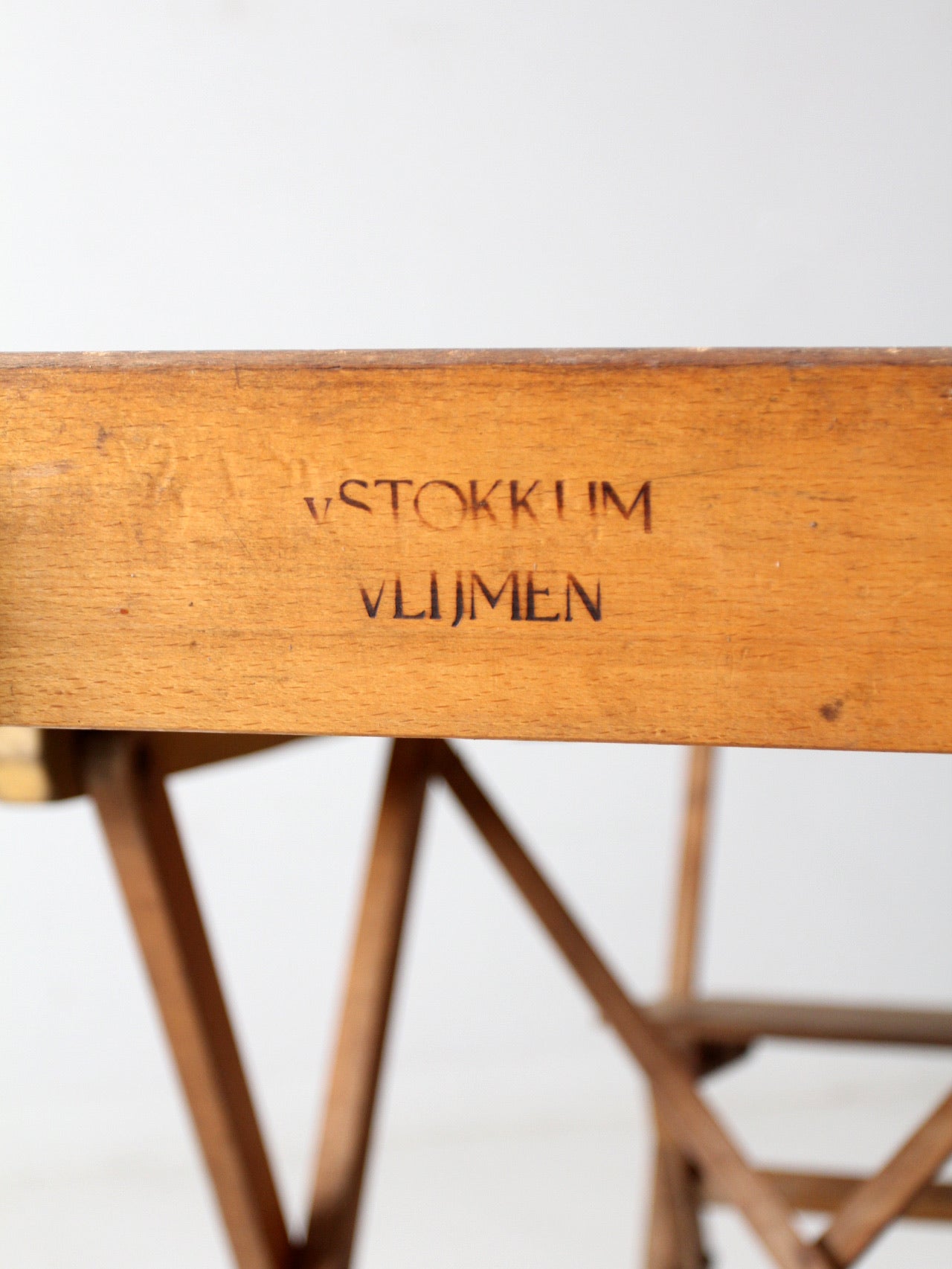 vintage Van Stokkum folding table and chairs set