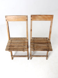 vintage Van Stokkum folding table and chairs set