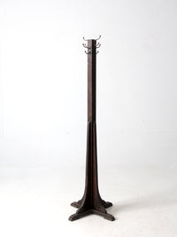 antique wooden coat rack